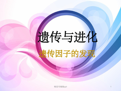 遗传因子的发现ppt