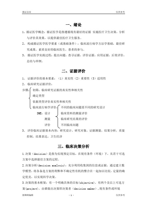 循证总结