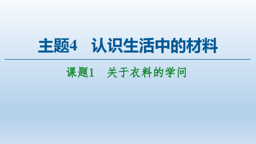 2021-2022学年高中化学鲁科版选修1课件：主题4(付,199页)