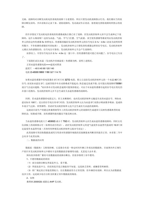 故障原理与作用