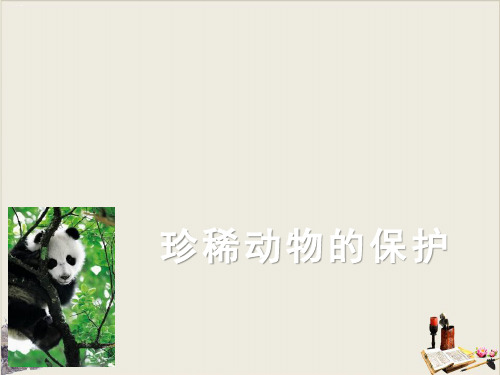 珍稀动物的保护_多种多样的动物PPT课件