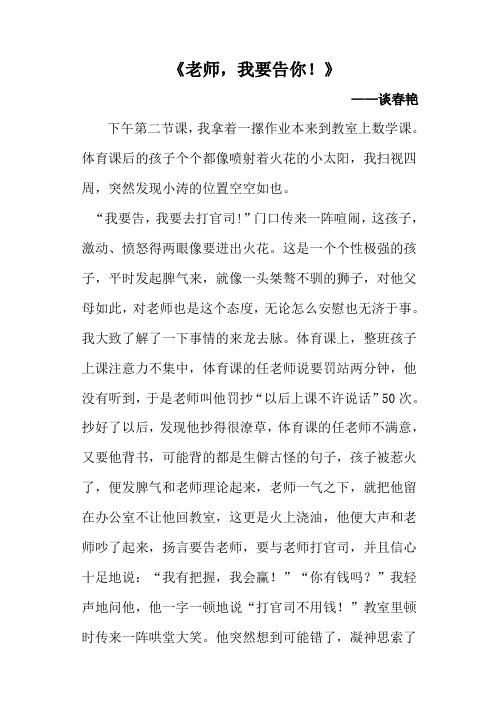 我的故事,自我评价和自我反思