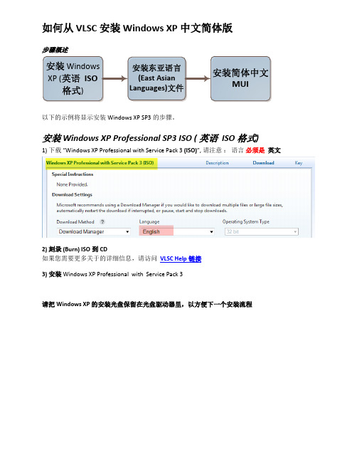 XP中文部署方法