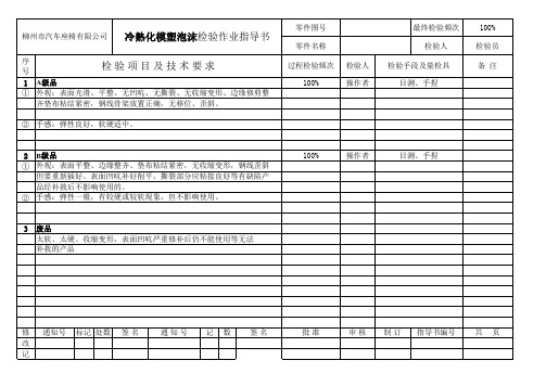 海绵作业指导书