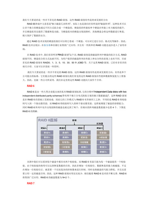 高级别磁盘RAID技术全程图解