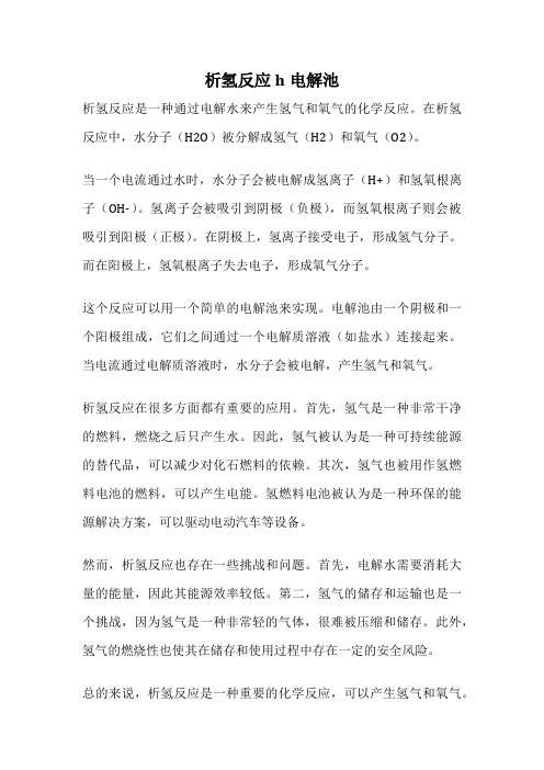 析氢反应h电解池