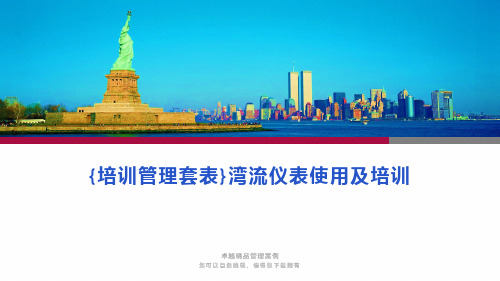 {培训管理套表}湾流仪表使用及培训