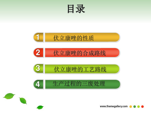 伏立康唑工艺合成演示课件
