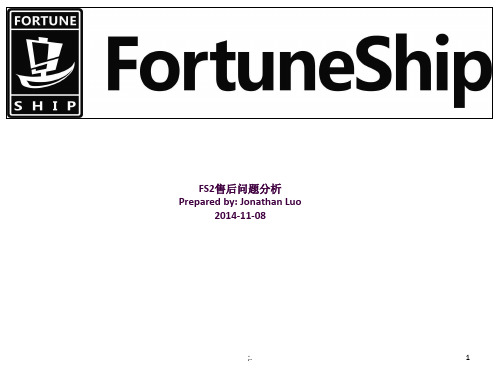 售后问题分析报告ppt课件