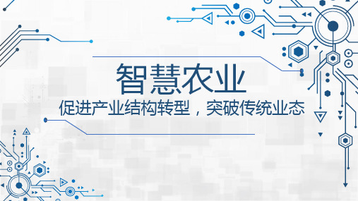 【新】智慧农业灌溉PPT