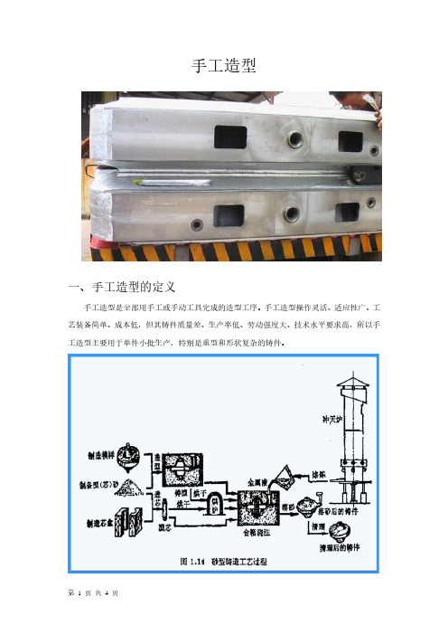铸造中手工造型的定义和方法
