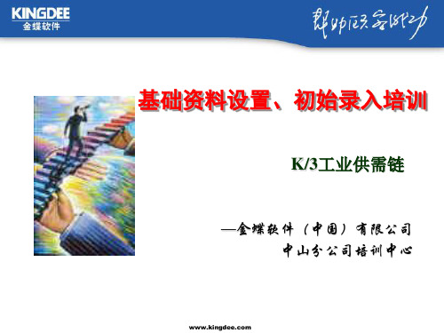 K3基础资料设置、初始录入培训