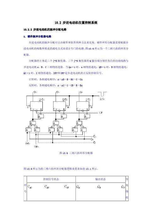 步进电机三相六拍环形分配器