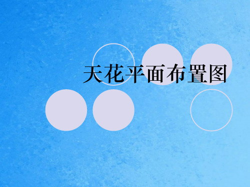 天花布置图教学ppt课件