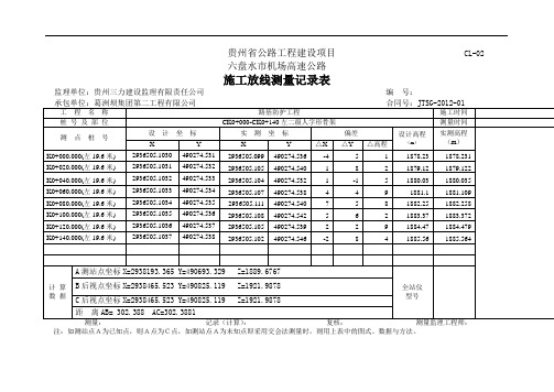 CK0+000-CK0+140左二级人字形骨架