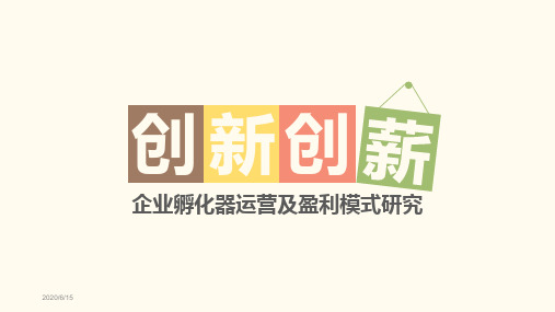 企业孵化器运营模式研究