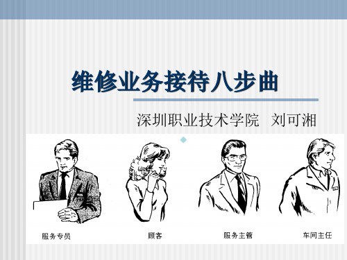 维修业务接待八步曲课件