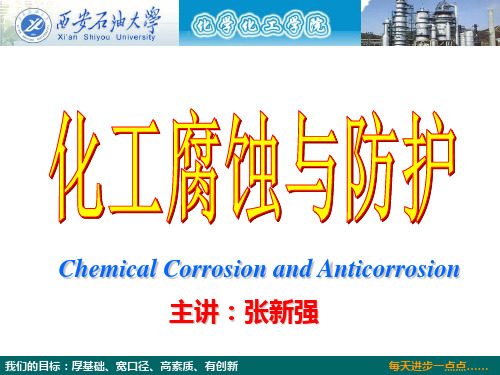 化工腐蚀与防护
