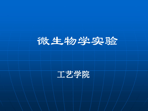 微生物学实验