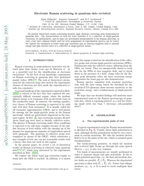 Electronic Raman scattering in quantum dots revisited