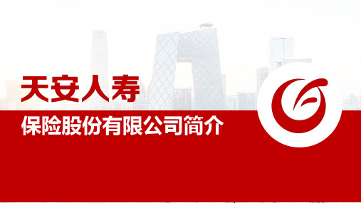 2020版天安人寿公司简介13页