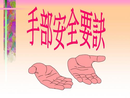 Hand Safety - Tips动画中文版(手部安全)