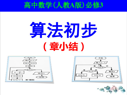 课件人教A版高中数学必修三《算法初步》小结课PPT课件_优秀版