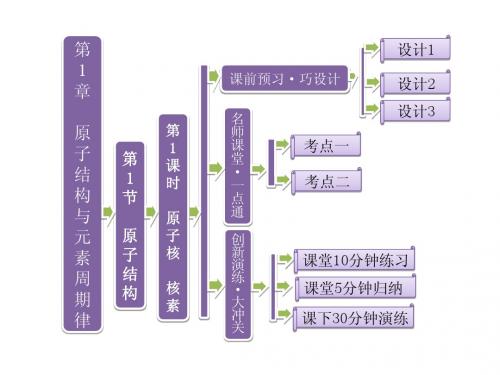 第1章 第1节 第1课时 原子核 核素