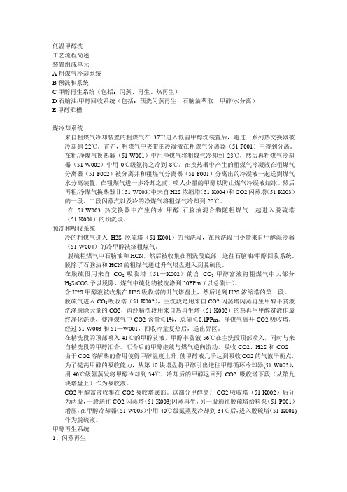 低温甲醇洗