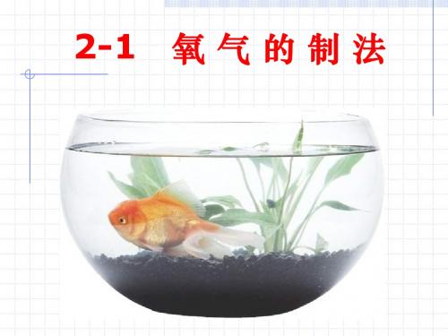 课题3 制取氧气 课件1