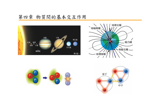 第四章物质间的基本交互作用