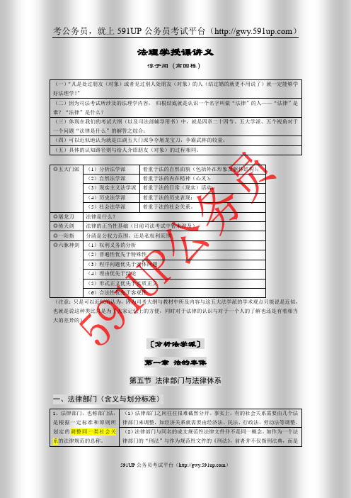 法理彩色笔记