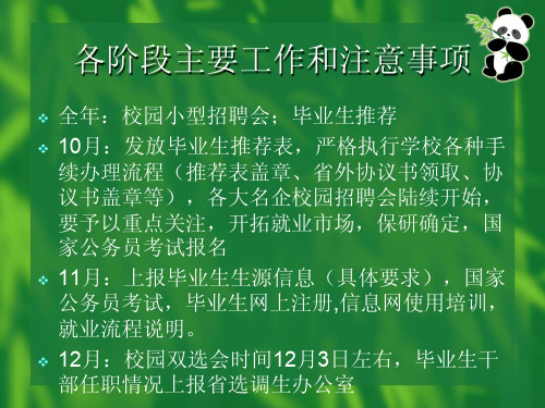 2013届毕业生就业相关注意事项