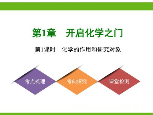 沪教版第一章《开启化学之门》第一课时复习课件(共29张PPT)