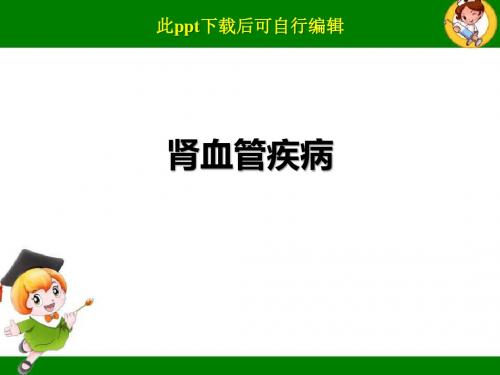 肾血管疾病ppt课件