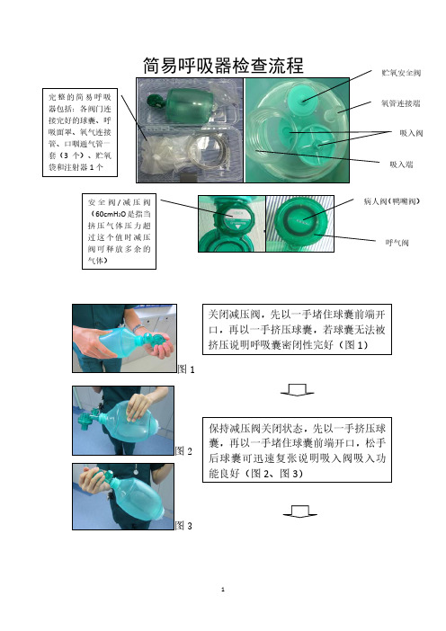 简易呼吸器检测流程