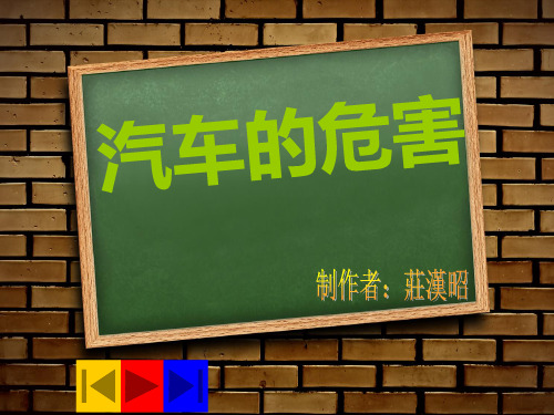 汽车的危害