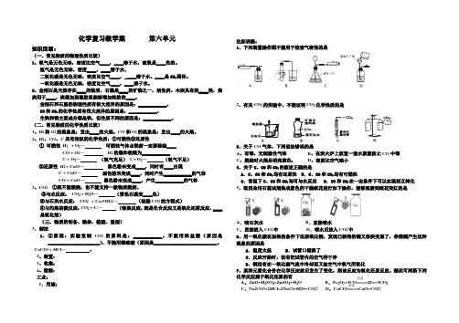 初三化学第一轮复习教学案_第6单元