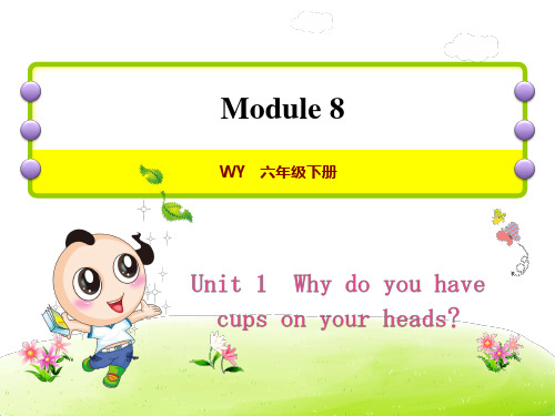 外研版六年级英语下册课件Module 8