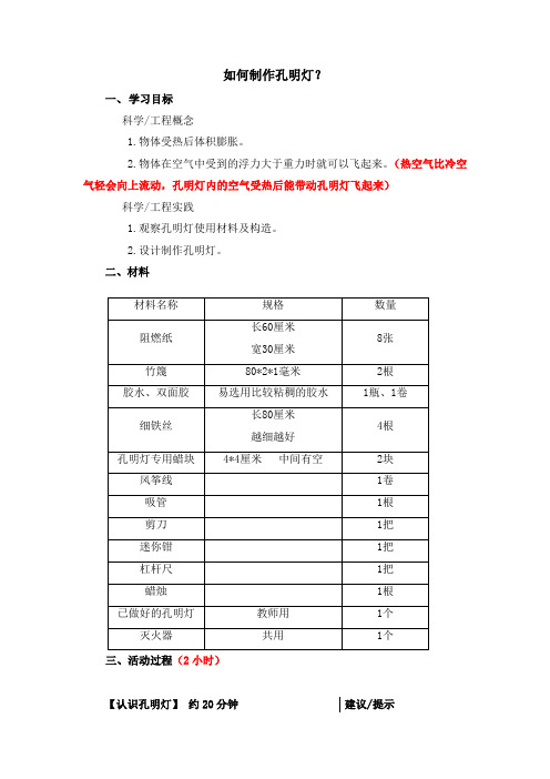 孔明灯(终版)