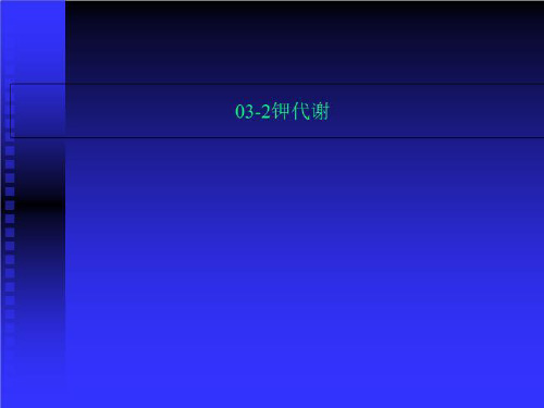 03-2钾代谢