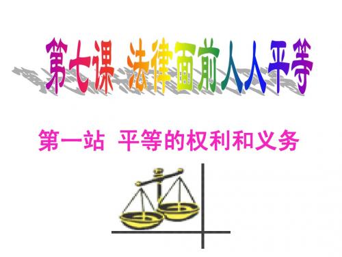 第7课第1站_平等的权利和义务