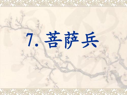 7菩萨兵
