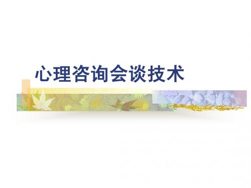 会谈ppt