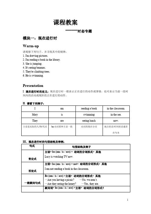 (完整版)小学英语时态专项训练(可编辑修改word版)