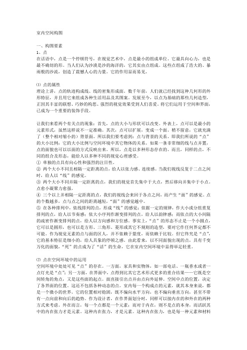 室内空间构图