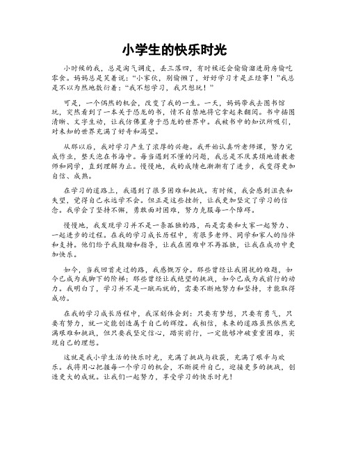 小学生的快乐时光