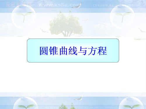 2013高中数学总复习课件：曲线与方程及圆锥曲线的综合应用