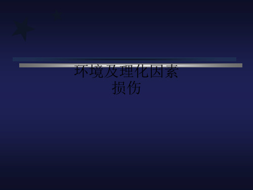 环境及理化因素损伤ppt课件