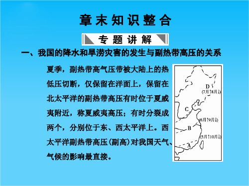 第二章 自然环境中的物质运动和能量交换 章末整合